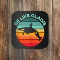 Be Like Gladis Funny Orca Yacht Sinking Whale Viral Meme Fan Coaster thumb 0