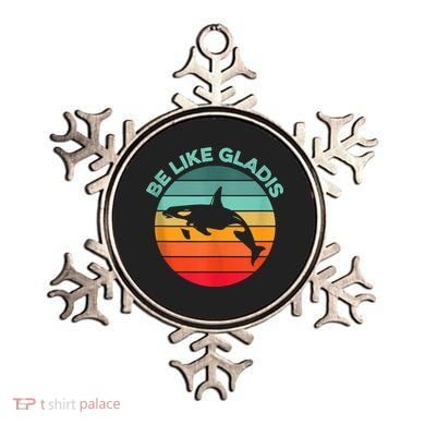 Be Like Gladis Funny Orca Yacht Sinking Whale Viral Meme Fan Ornament