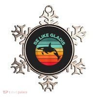 Be Like Gladis Funny Orca Yacht Sinking Whale Viral Meme Fan Ornament thumb 0