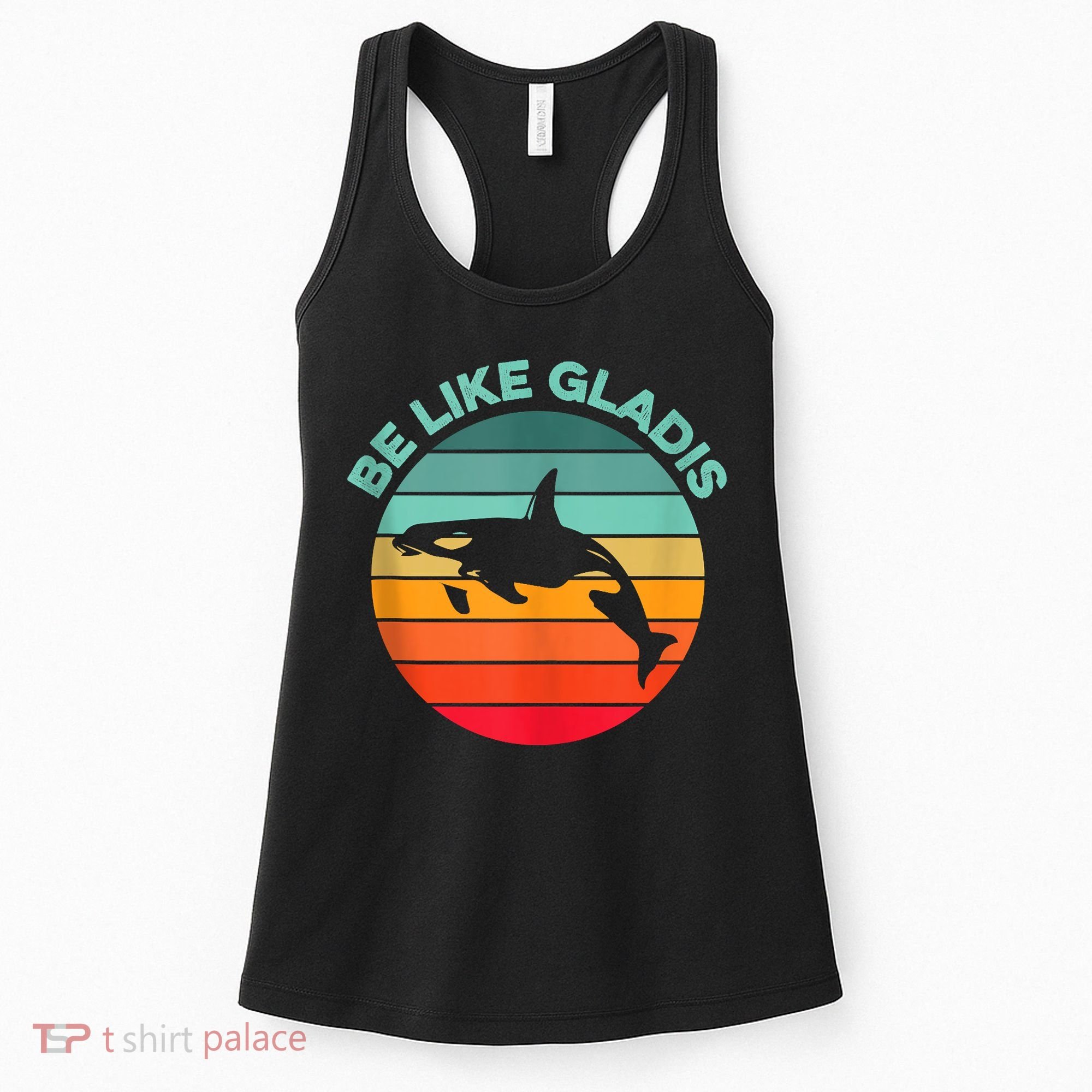 Be Like Gladis Funny Orca Yacht Sinking Whale Viral Meme Fan Women's Tank Top