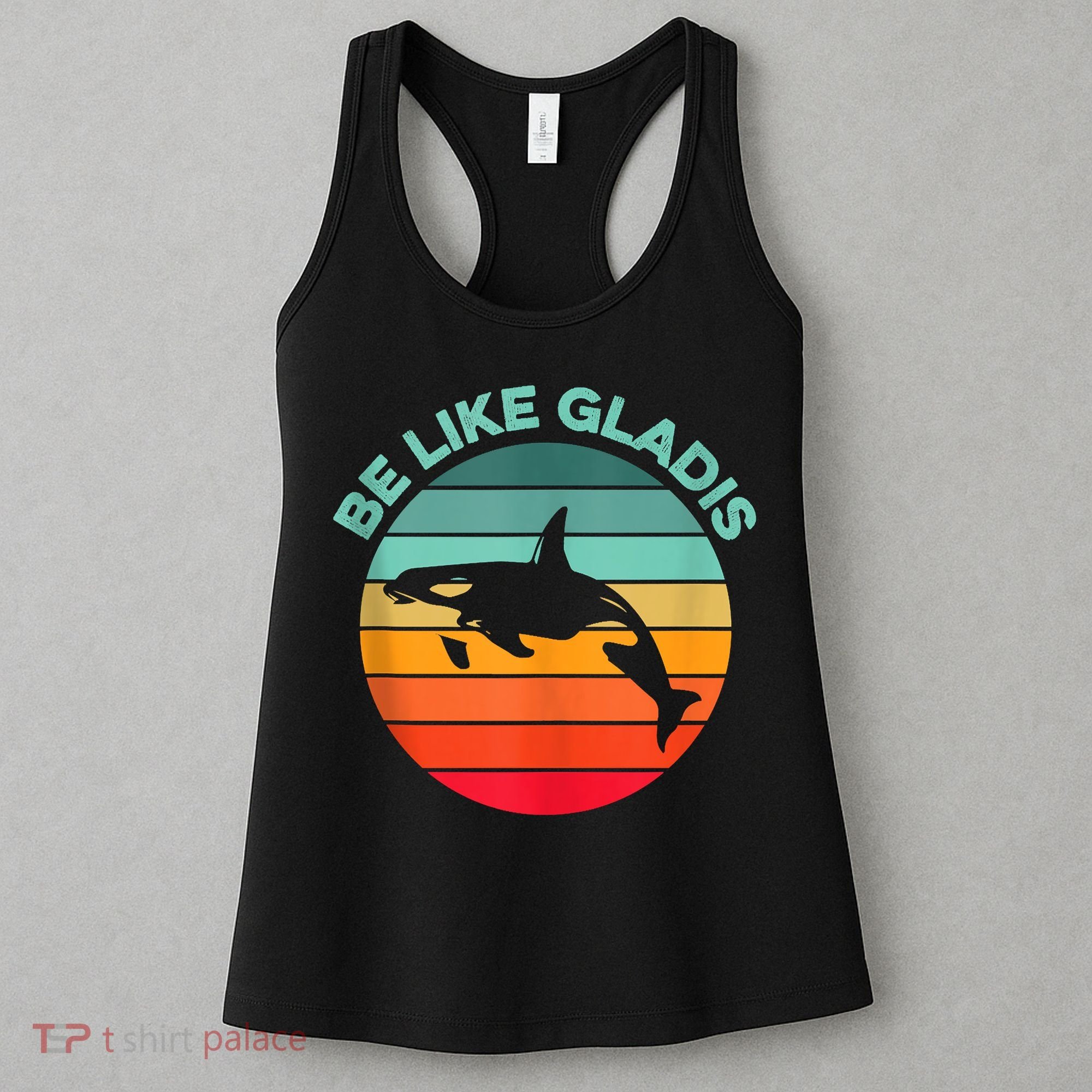 Be Like Gladis Funny Orca Yacht Sinking Whale Viral Meme Fan Women's Tank Top