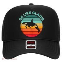 Be Like Gladis Funny Orca Yacht Sinking Whale Viral Meme Fan Hat thumb 0