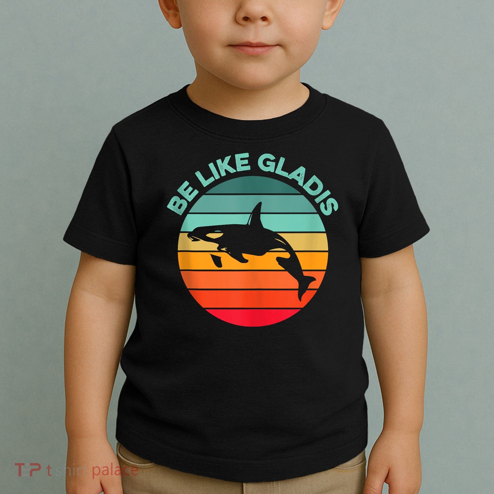 Be Like Gladis Funny Orca Yacht Sinking Whale Viral Meme Fan Toddler T-Shirt