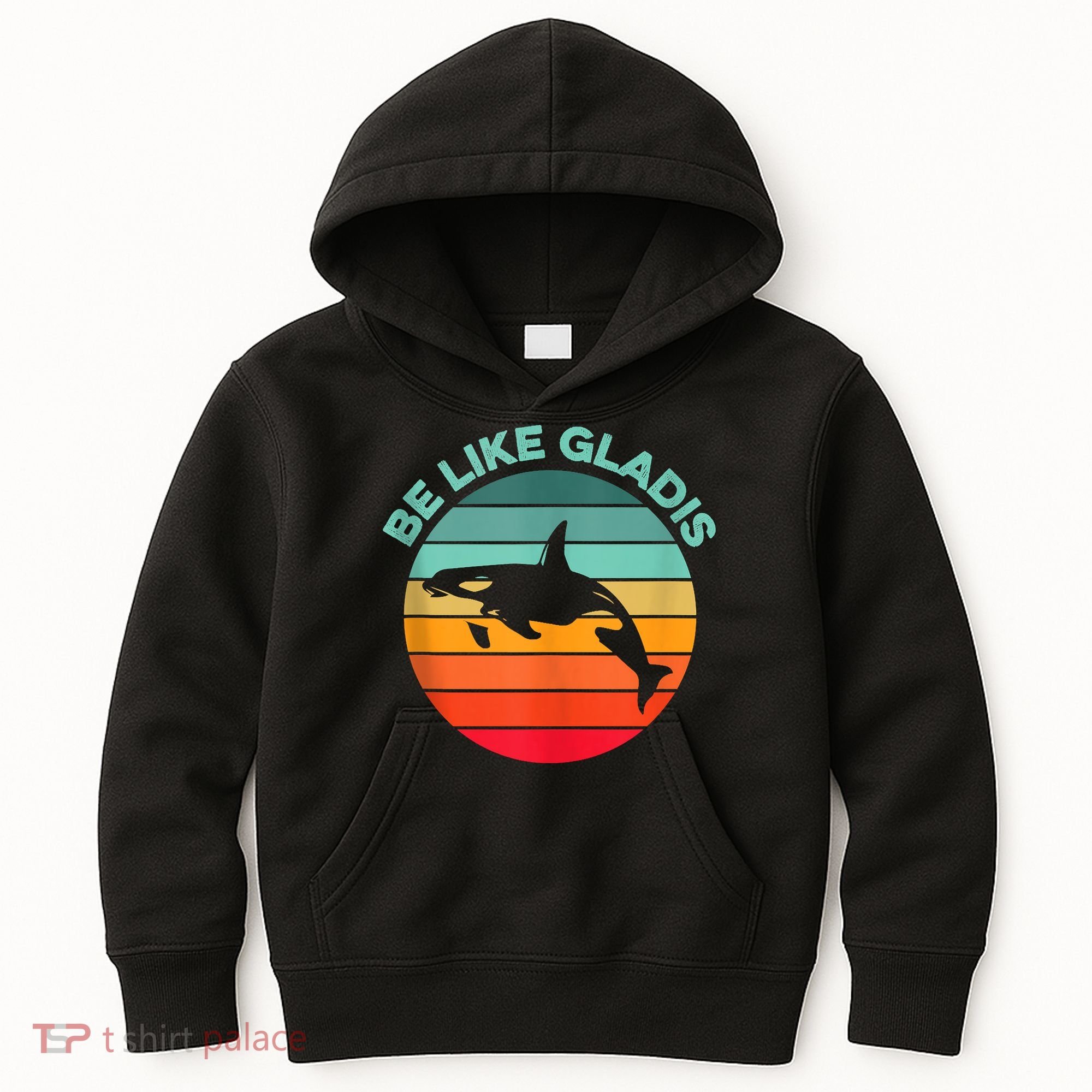 Be Like Gladis Funny Orca Yacht Sinking Whale Viral Meme Fan Kids Hoodie