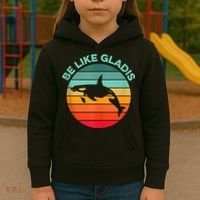Be Like Gladis Funny Orca Yacht Sinking Whale Viral Meme Fan Kids Hoodie thumb 3