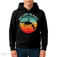 Be Like Gladis Funny Orca Yacht Sinking Whale Viral Meme Fan Kids Hoodie thumb 4