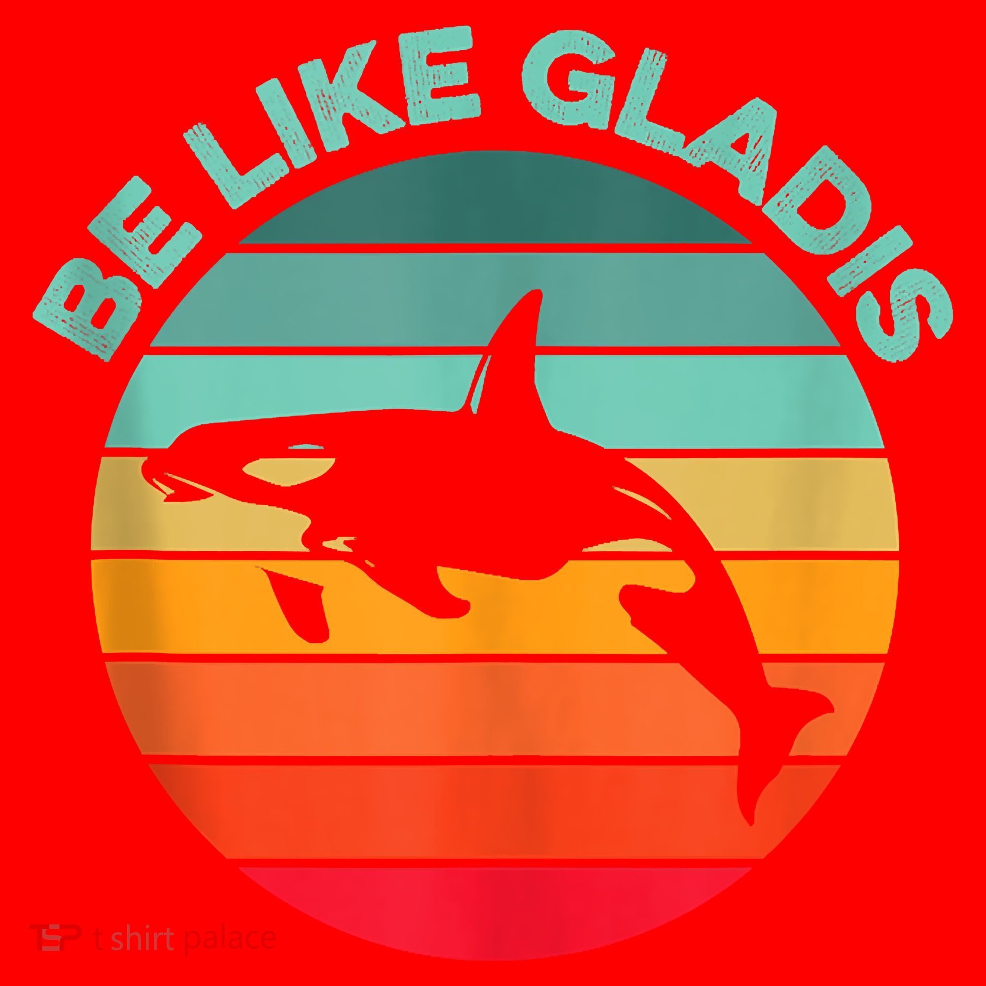 Be Like Gladis Funny Orca Yacht Sinking Whale Viral Meme Fan Santa Hat