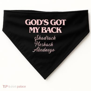 Gods Got My Back USA-Made Doggie Bandana