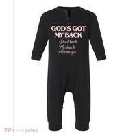 Gods Got My Back Infant Fleece One Piece thumb 0