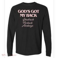 Gods Got My Back Comfort Colors Heavyweight Long Sleeve T-Shirt thumb 0