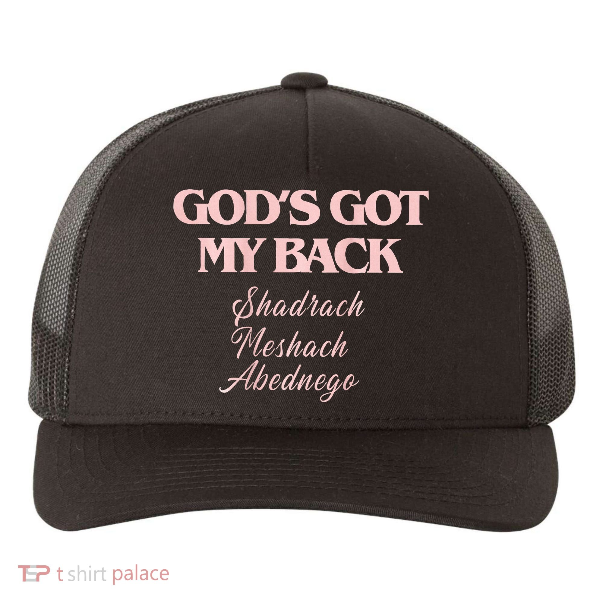 Gods Got My Back Yupoong Adult 5-Panel Trucker Hat