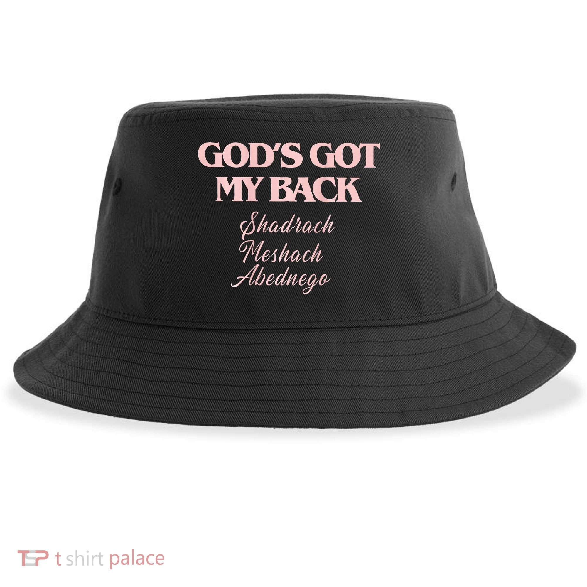 Gods Got My Back Sustainable Bucket Hat