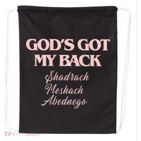 Gods Got My Back Drawstring Bag thumb 0