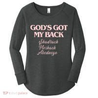 Gods Got My Back Women's Perfect Tri Tunic Long Sleeve Shirt thumb 0
