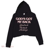 Gods Got My Back Crop Fleece Hoodie thumb 0