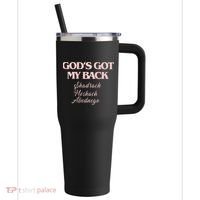 Gods Got My Back 40oz Vacuum Insulated Stainless Steel Travel Tumbler thumb 0