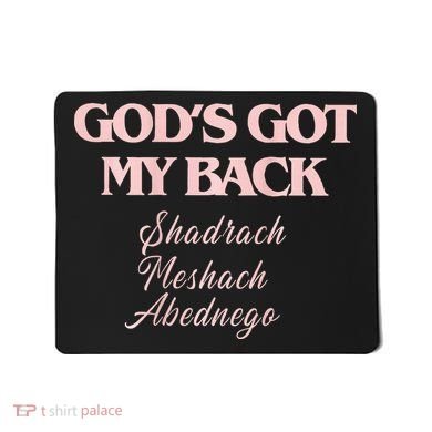 Gods Got My Back Mousepad