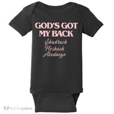 Gods Got My Back Baby Bodysuit