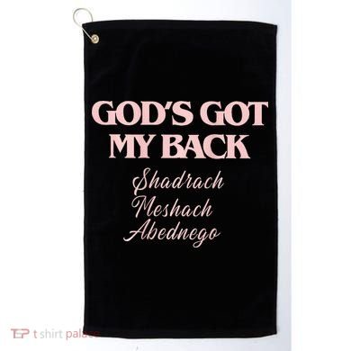 Gods Got My Back Golf Towel
