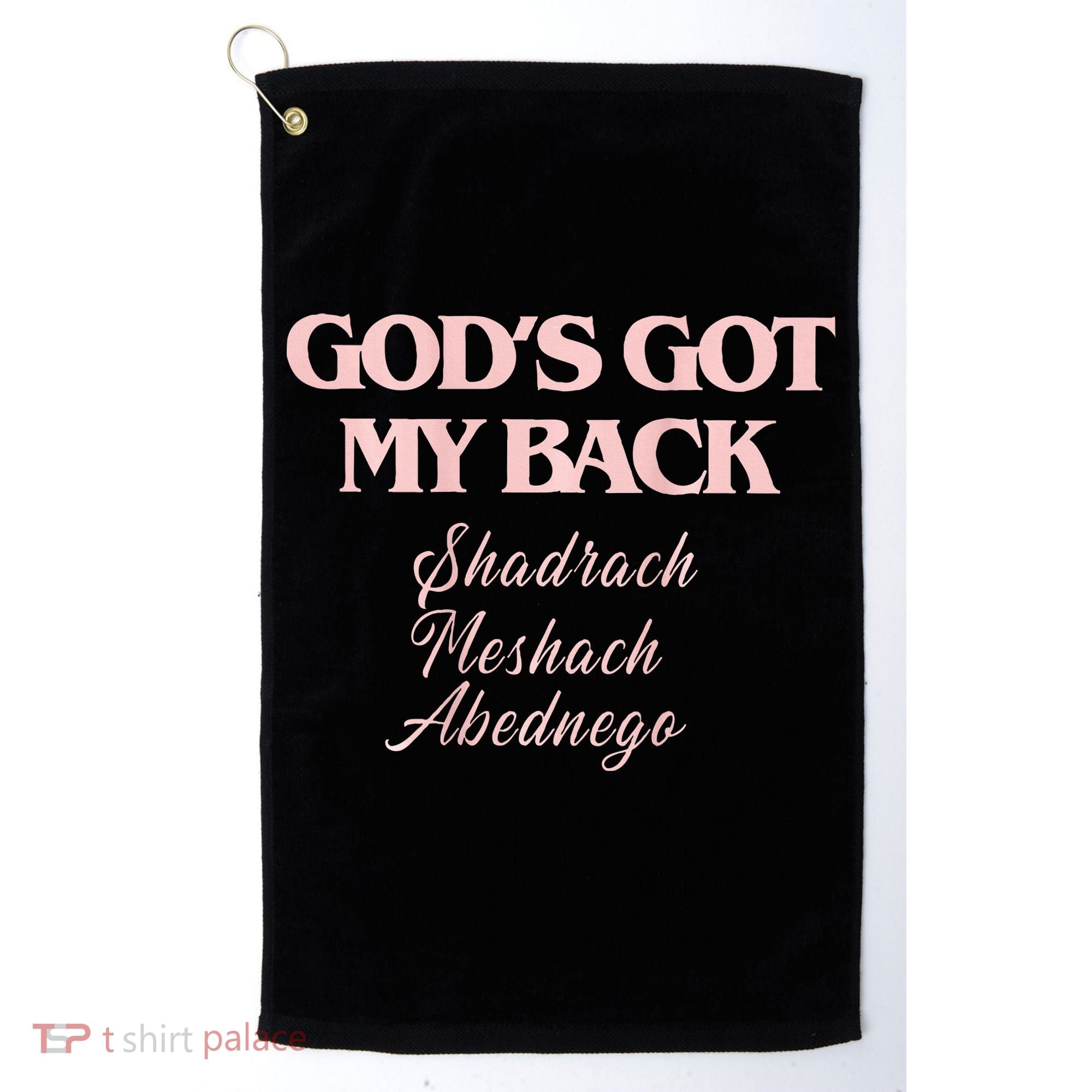 Gods Got My Back Golf Towel