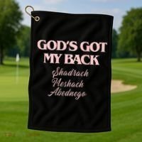 Gods Got My Back Golf Towel thumb 1