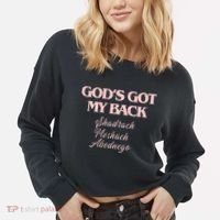 Gods Got My Back Cropped Pullover Crew thumb 2