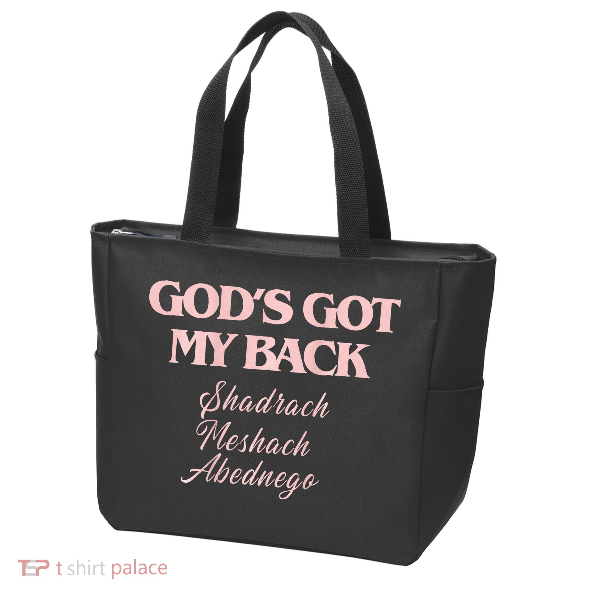 Gods Got My Back Tote Bag