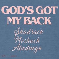 Gods Got My Back Comfort Colors Garment-Dyed Hooded Sweatshirt thumb 2