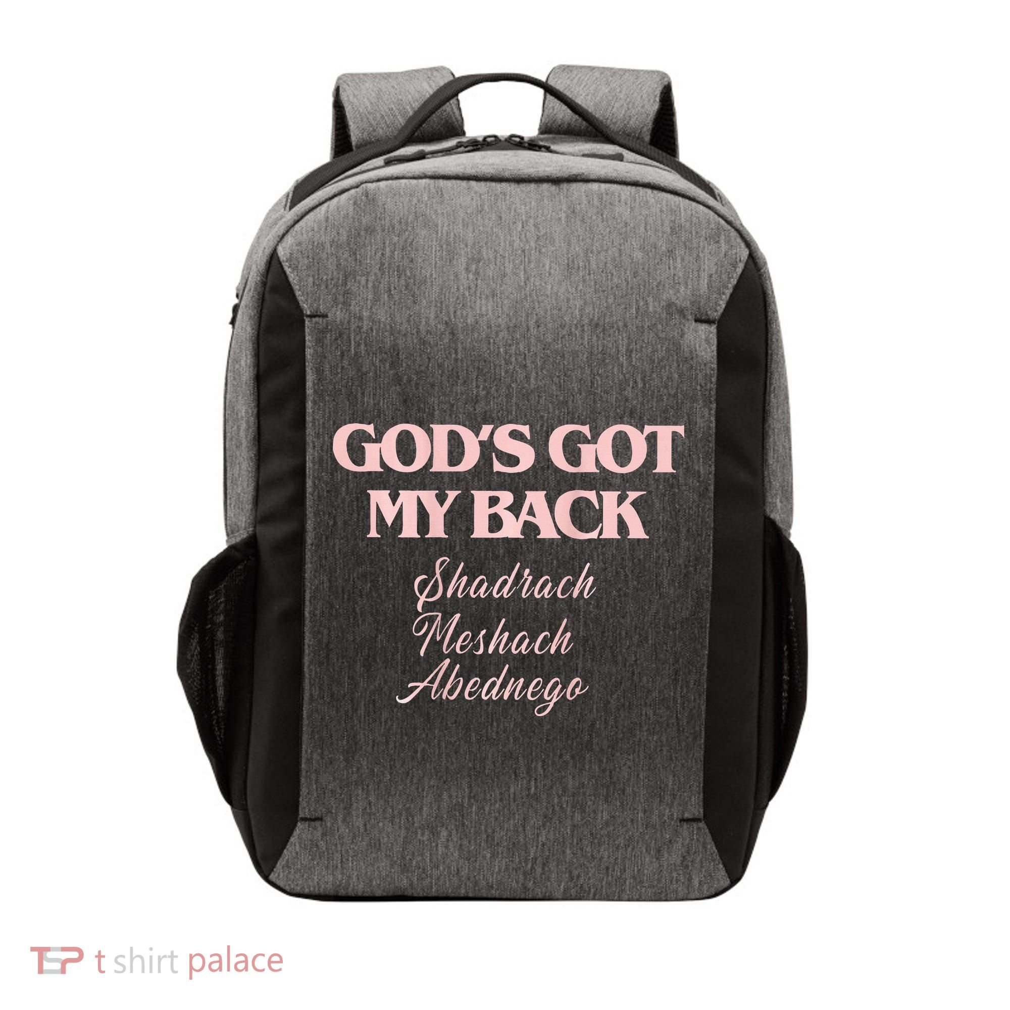 Gods Got My Back Vector Backpack