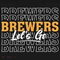 Brewers Let’s Go Fan Apparel for Game Day Button thumb 1