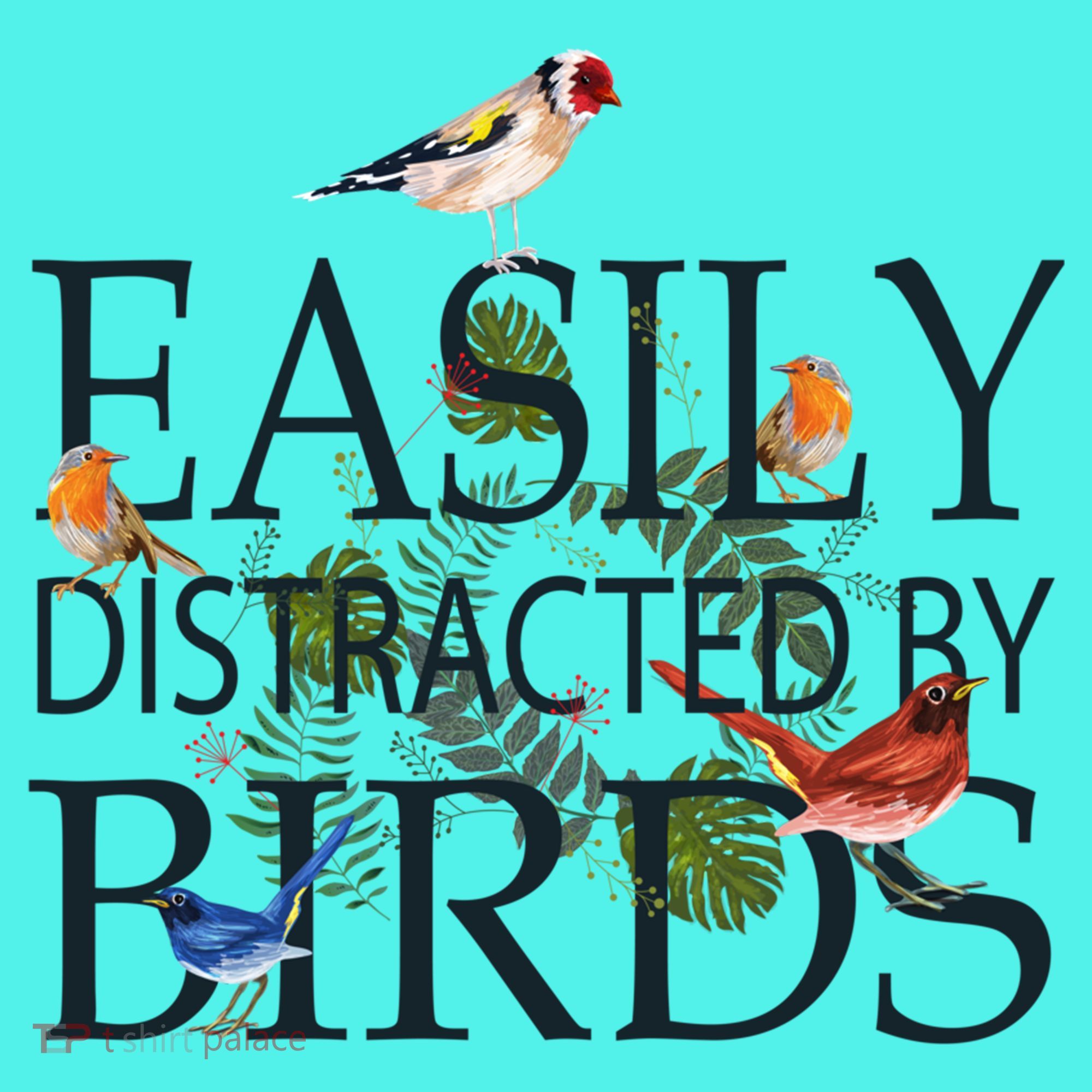 Bird Lovers Gifts For Women Men Gift Easily Distracted By Birds Gift Mousepad