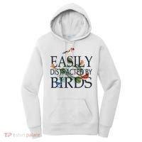 Bird Lovers Gifts For Women Men Gift Easily Distracted By Birds Gift Women's Hoodie thumb 0