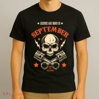 Birthday Legend Gifts Born In September T-Shirt thumb 3