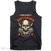 Birthday Legend Gifts Born In September Tank Top thumb 0