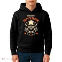 Birthday Legend Gifts Born In September Kids Hoodie thumb 4