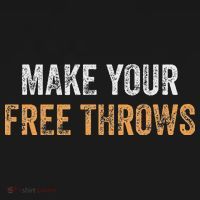 Basketball Lovers Gifts Make Your Free Throws Sweatshirt thumb 3