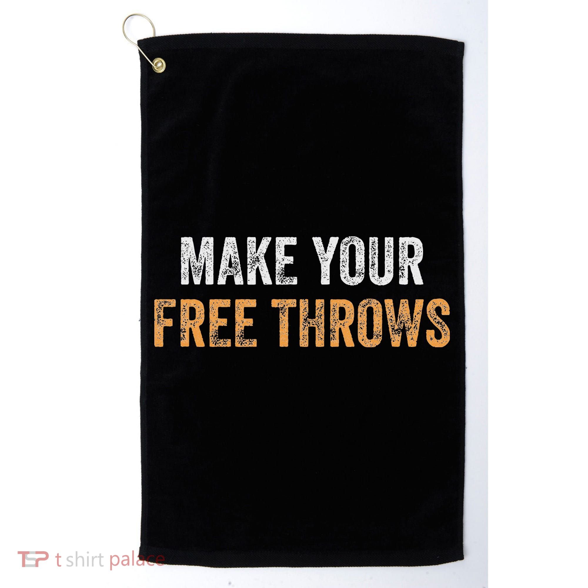 Basketball Lovers Gifts Make Your Free Throws Golf Towel