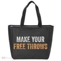Basketball Lovers Gifts Make Your Free Throws Tote Bag thumb 0