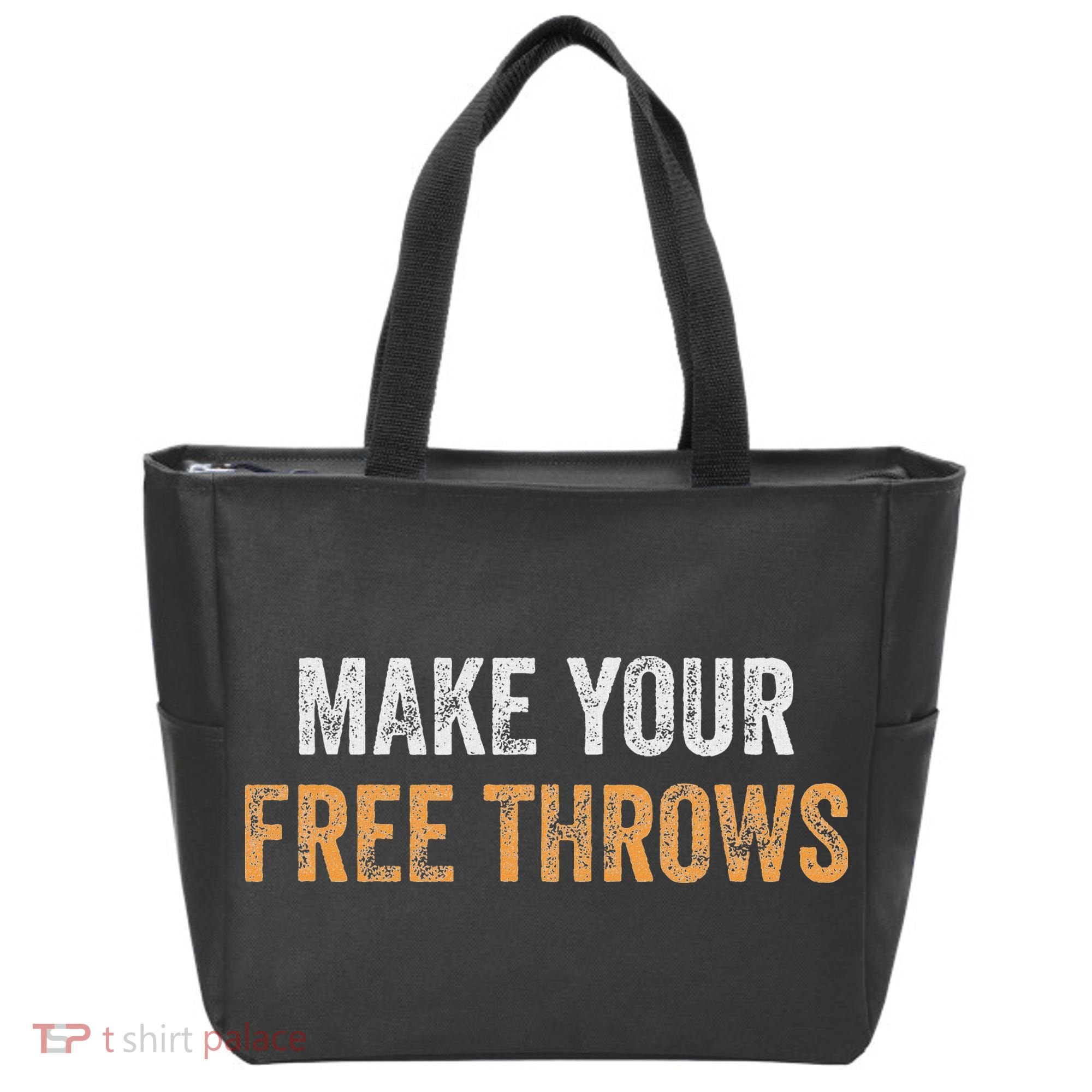Basketball Lovers Gifts Make Your Free Throws Tote Bag