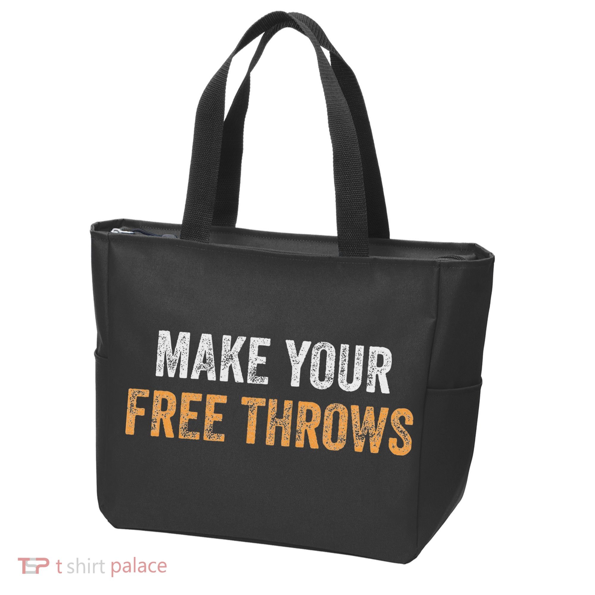 Basketball Lovers Gifts Make Your Free Throws Tote Bag