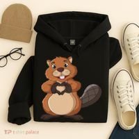 Beaver Lover Girl Women Hoodie thumb 4