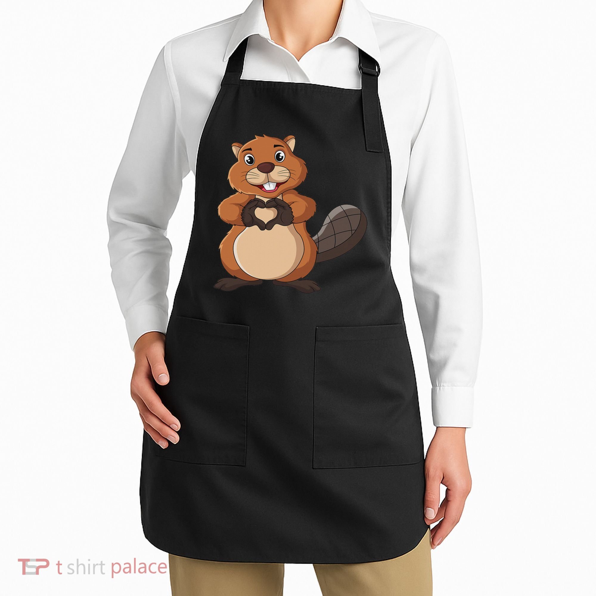 Beaver Lover Girl Women Apron