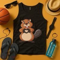 Beaver Lover Girl Women Tank Top thumb 4