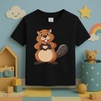 Beaver Lover Girl Women Toddler T-Shirt thumb 3