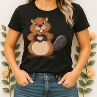 Beaver Lover Girl Women Women's T-Shirt thumb 2