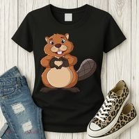 Beaver Lover Girl Women Women's T-Shirt thumb 3