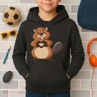 Beaver Lover Girl Women Kids Hoodie thumb 2