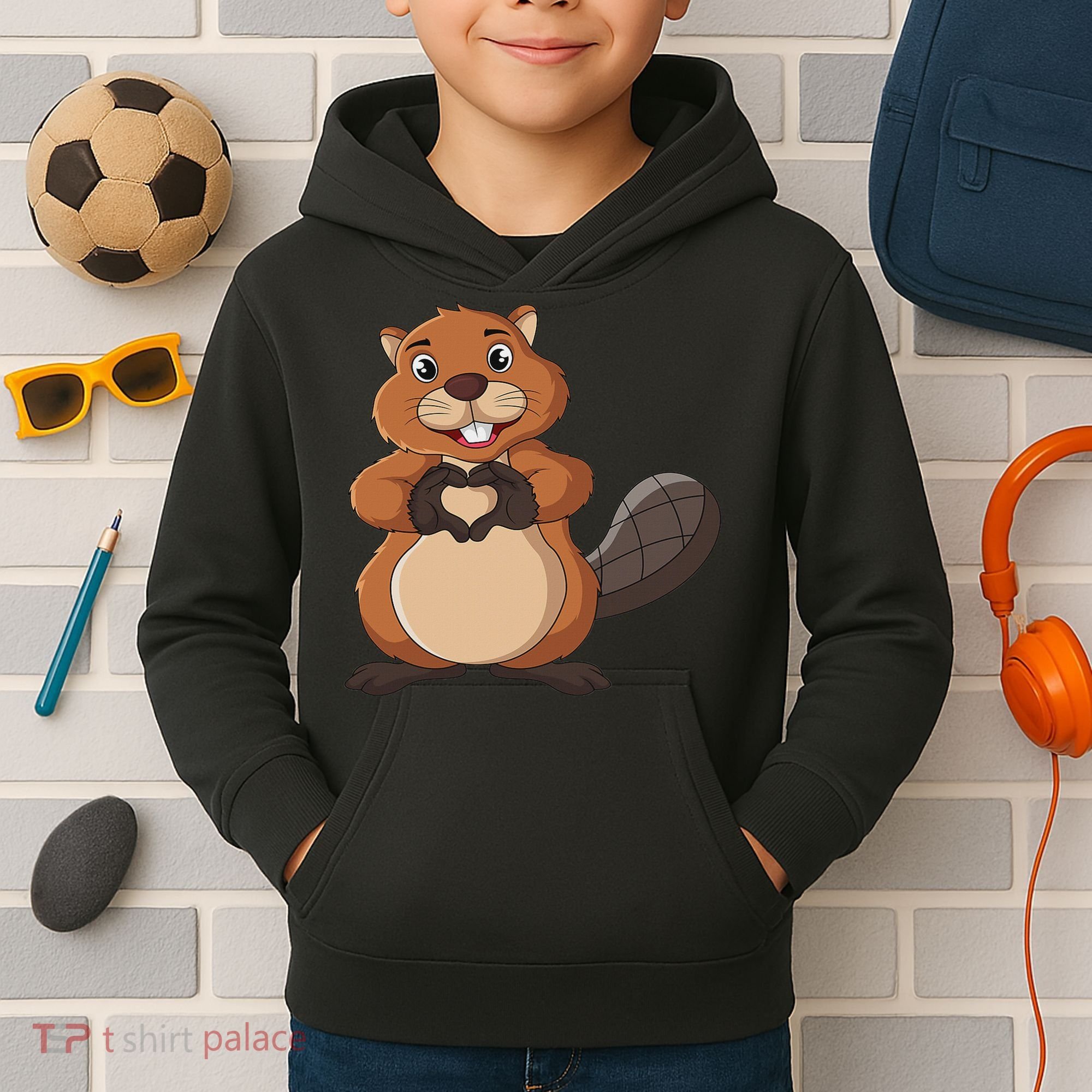 Beaver Lover Girl Women Kids Hoodie
