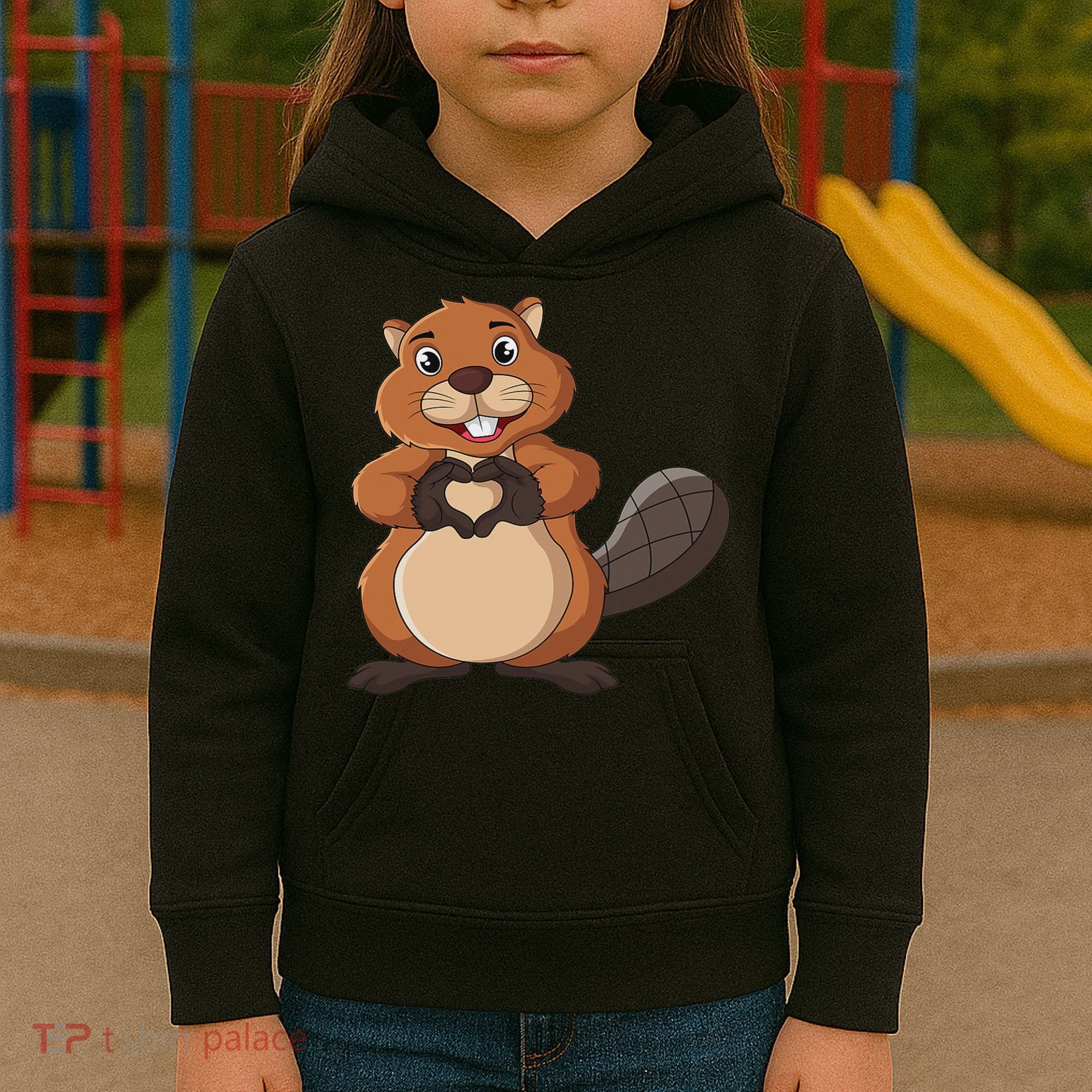 Beaver Lover Girl Women Kids Hoodie