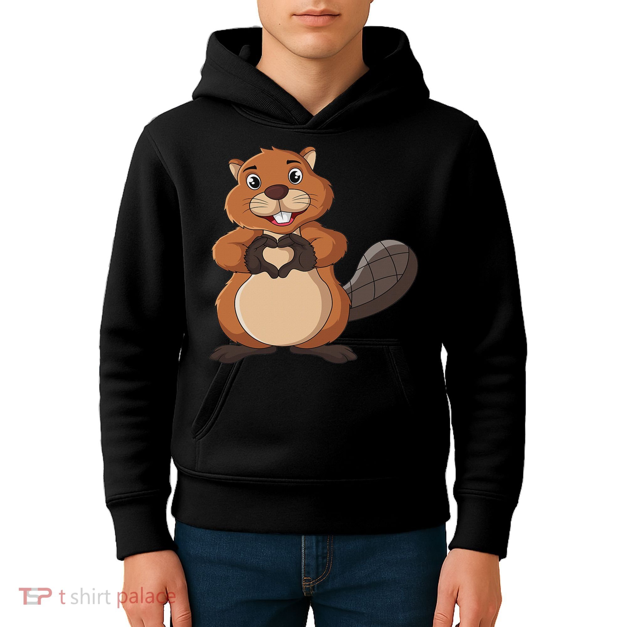 Beaver Lover Girl Women Kids Hoodie
